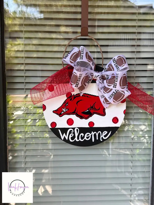 Arkansas Razorback Door Hanger Door Hanger