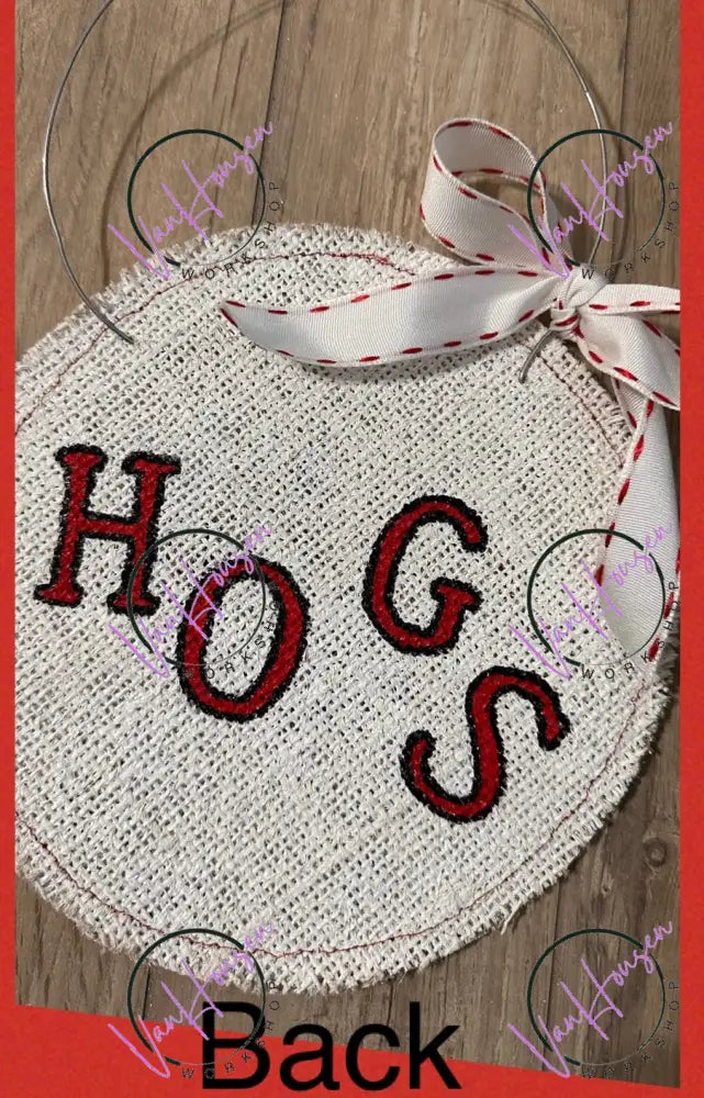 Arkansas Razorback Ornament