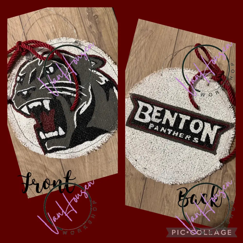 Benton High School Panther Ornament