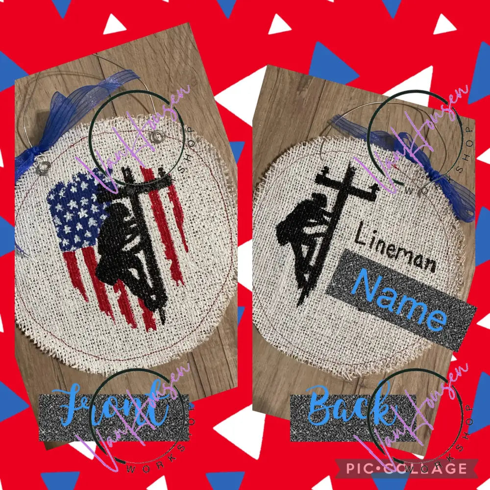 Lineman Ornament